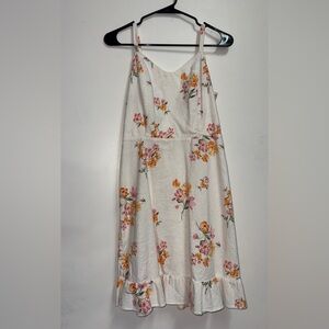 Spring floral sundress old navy linen blend summer dress old navy floral summer